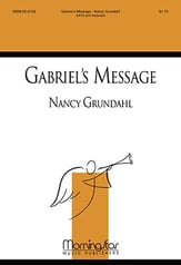 Gabriel's Message SATB choral sheet music cover